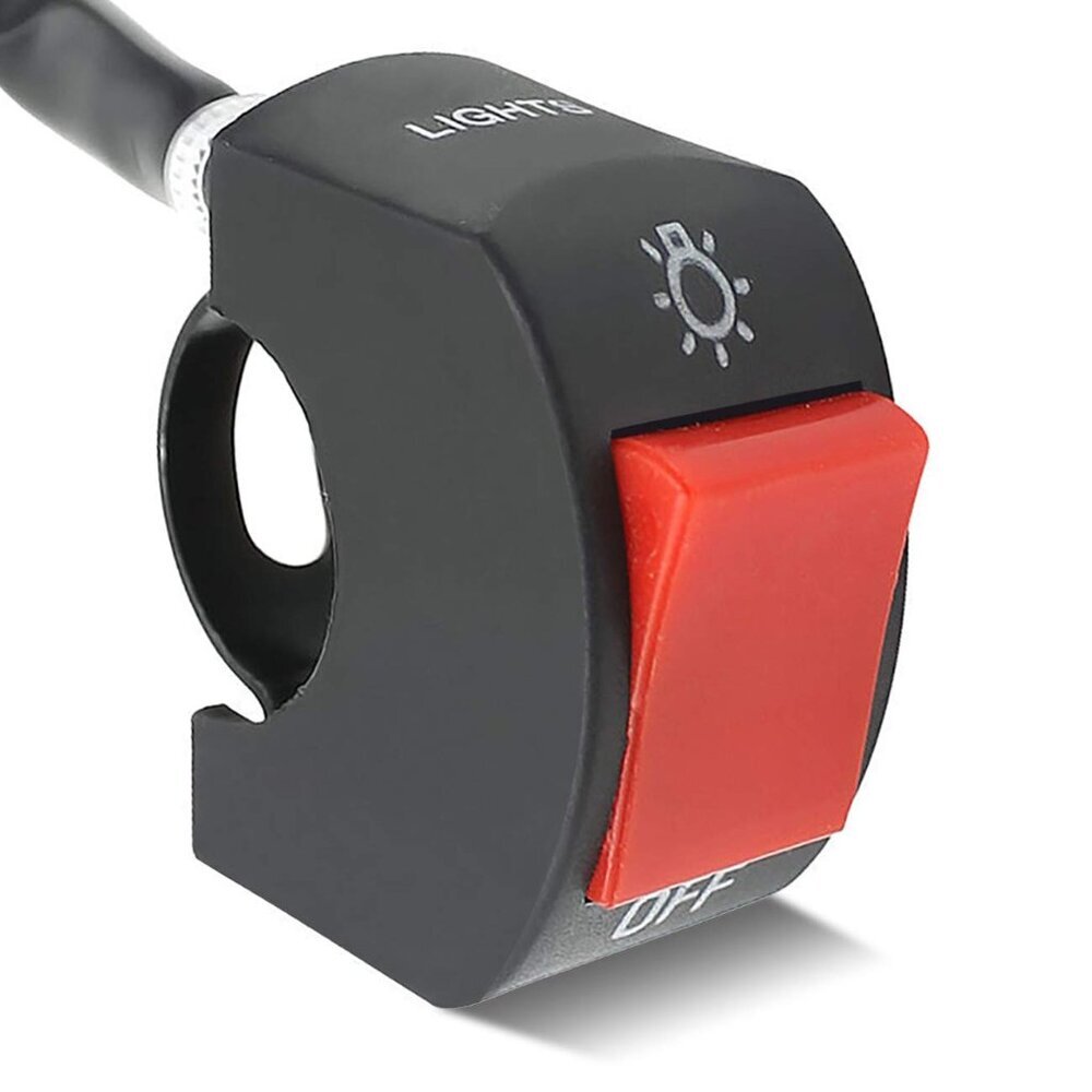 1 Piece Motorcycle Handlebar Switch Handlebar Toggle Switch with On Off Push But
